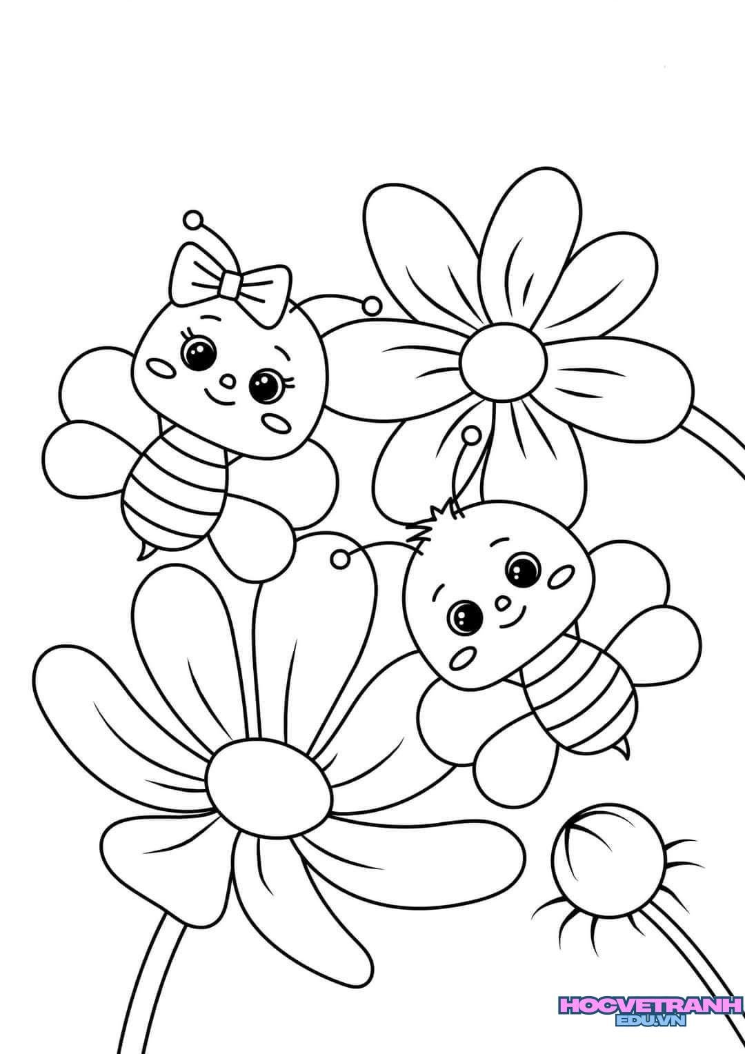 tranh tô màu các mùa đẹp