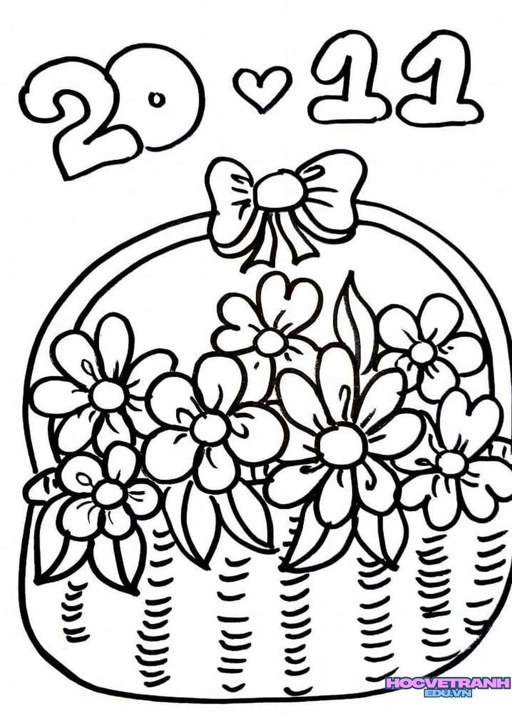 tranh tô màu cho bé 20 11