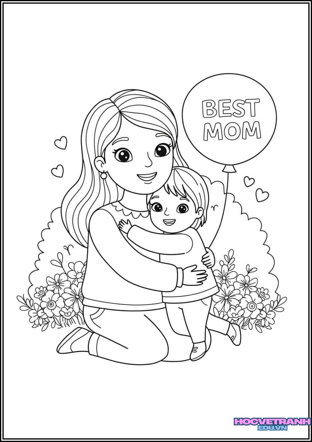 tranh tô màu cho bé 8 3