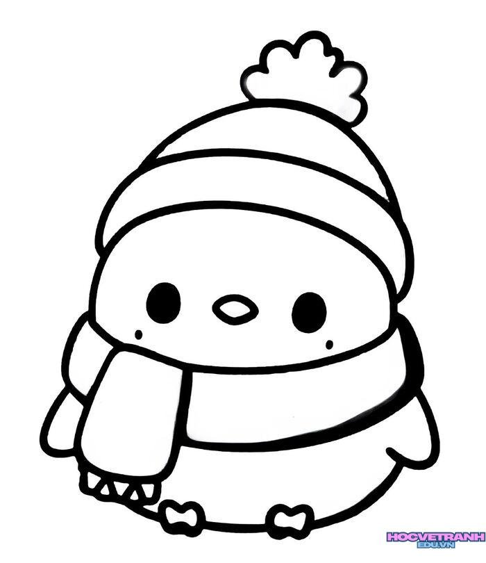 tranh tô màu cho bé cực cute