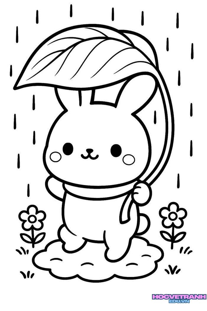 tranh tô màu cho bé cực xinh