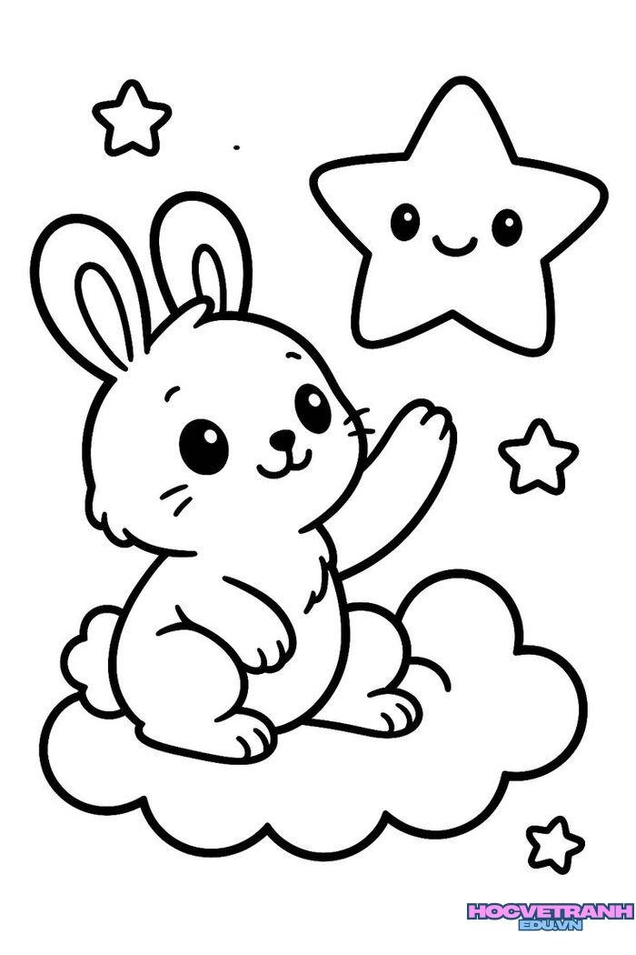 tranh tô màu cho bé cute nhất