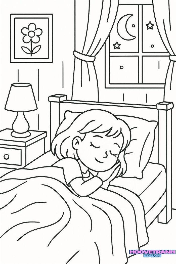 tranh tô màu cho bé đẹp