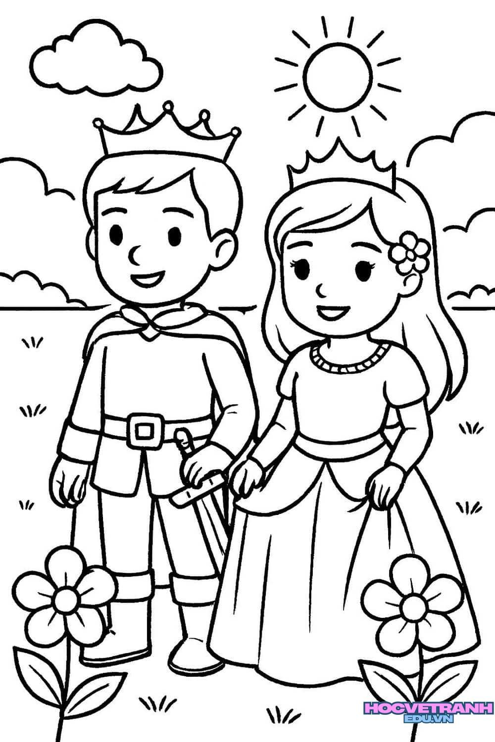 tranh tô màu cho bé học