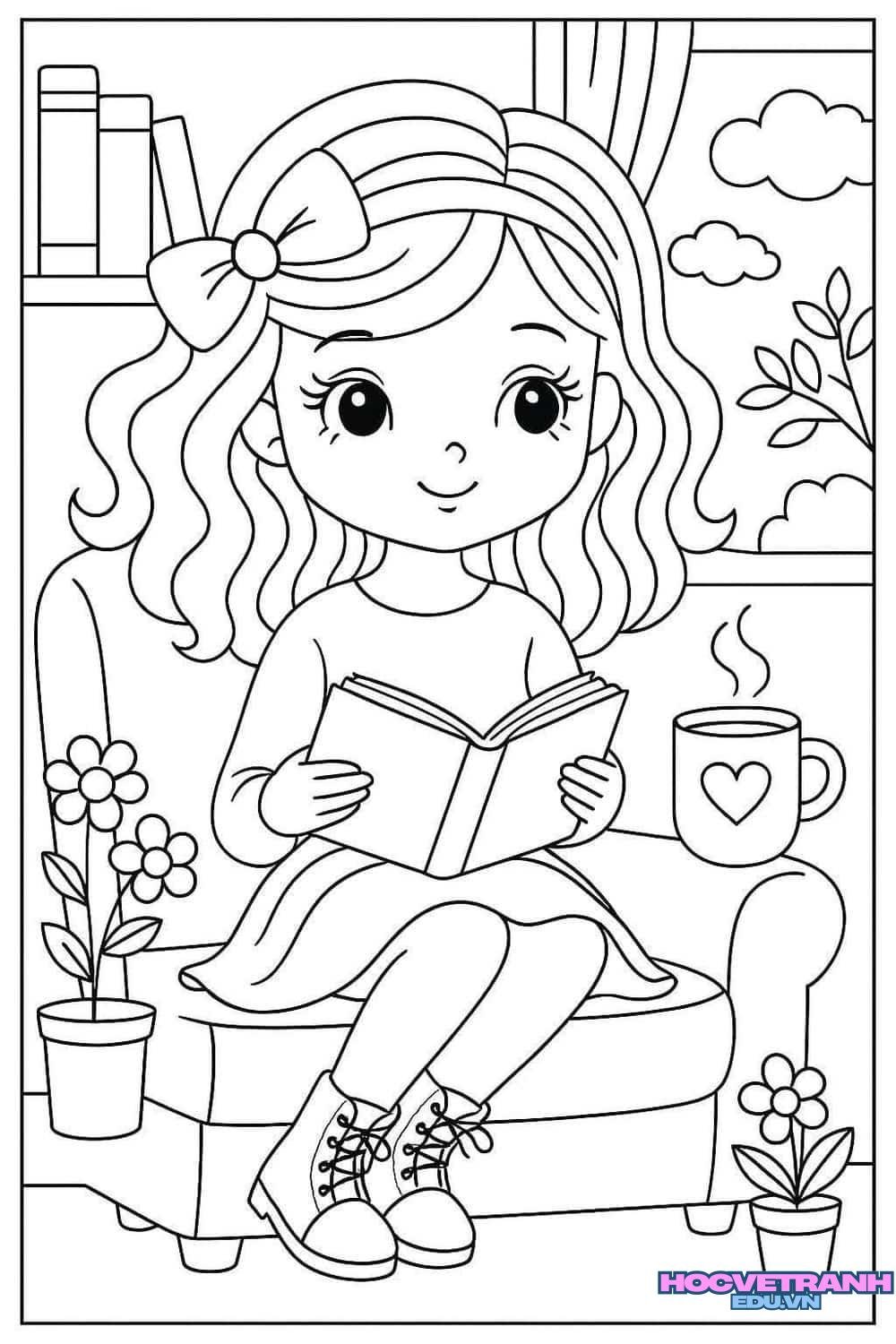 tranh tô màu cho bé nhỏ
