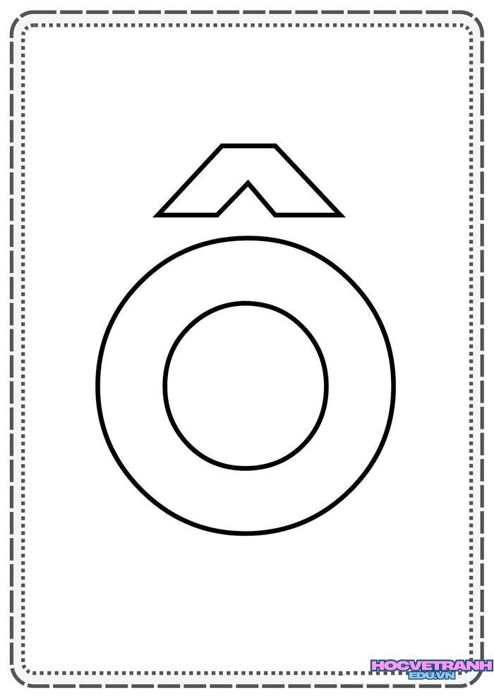 tranh tô màu chữ cái đẹp