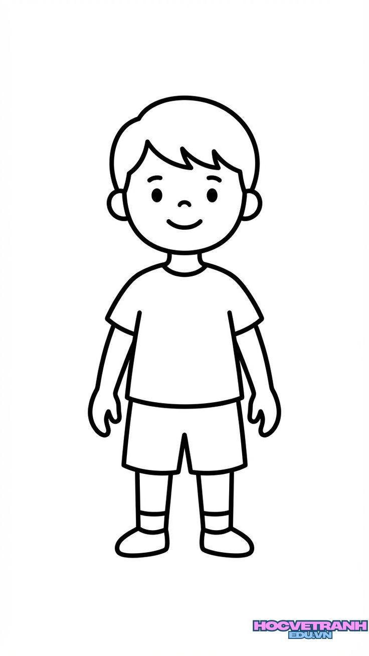 tranh tô màu chủ đề bản thân đẹp