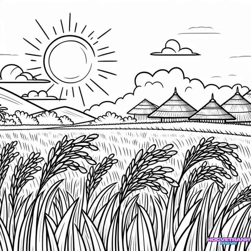 tranh tô màu đất nước yêu dấu