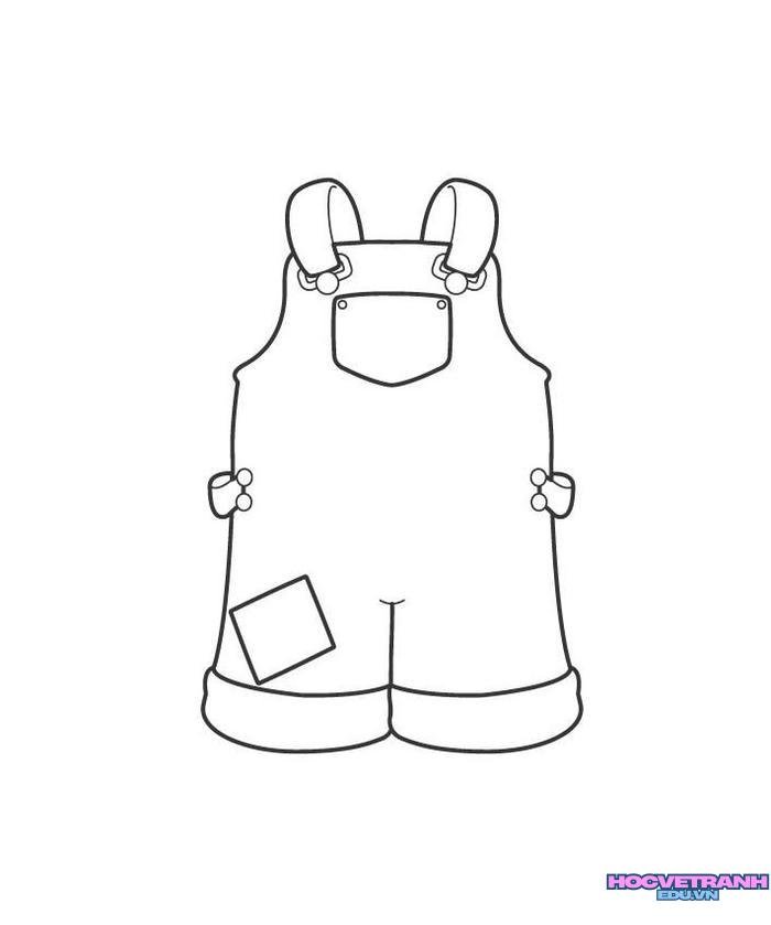 tranh tô màu quần áo bé trai bé gái 12