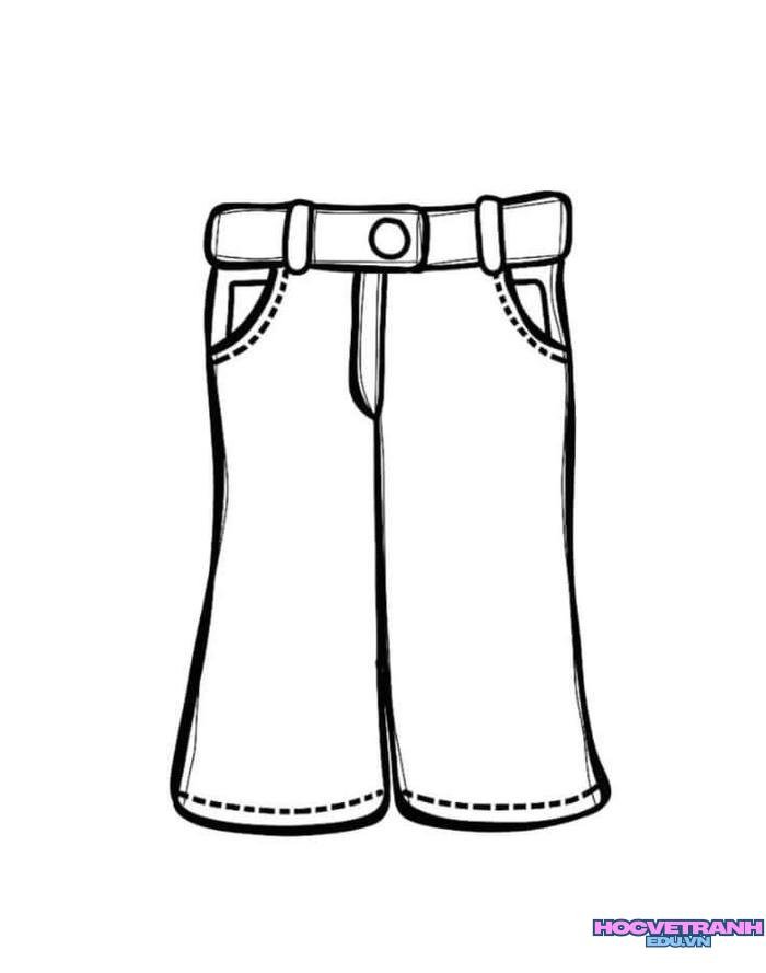 tranh tô màu quần áo bé trai bé gái 15