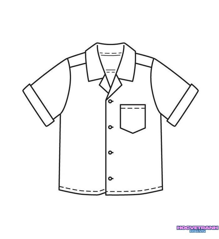 tranh tô màu quần áo bé trai bé gái 19