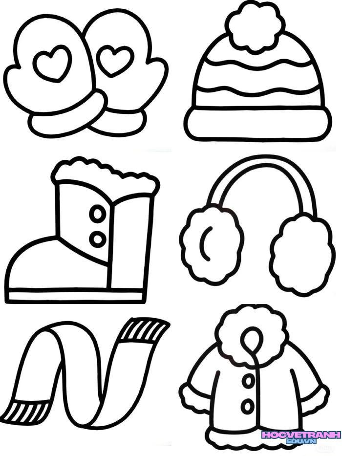 tranh tô màu quần áo bé trai bé gái 24