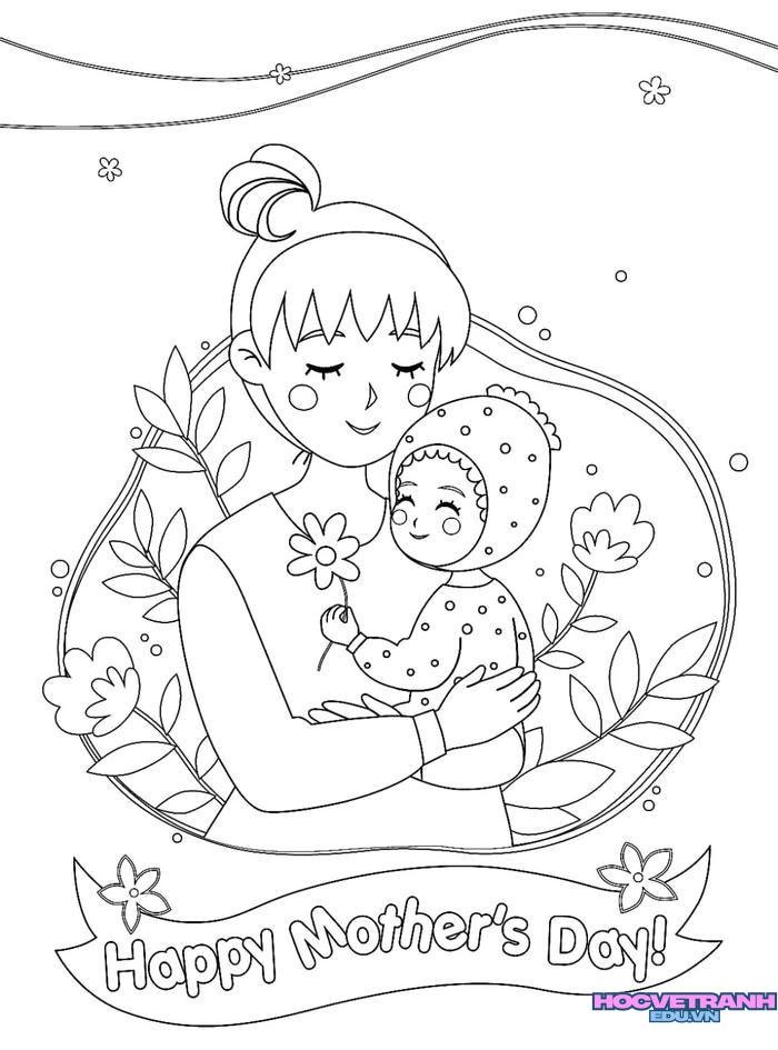 tranh tô màu tặng mẹ 19