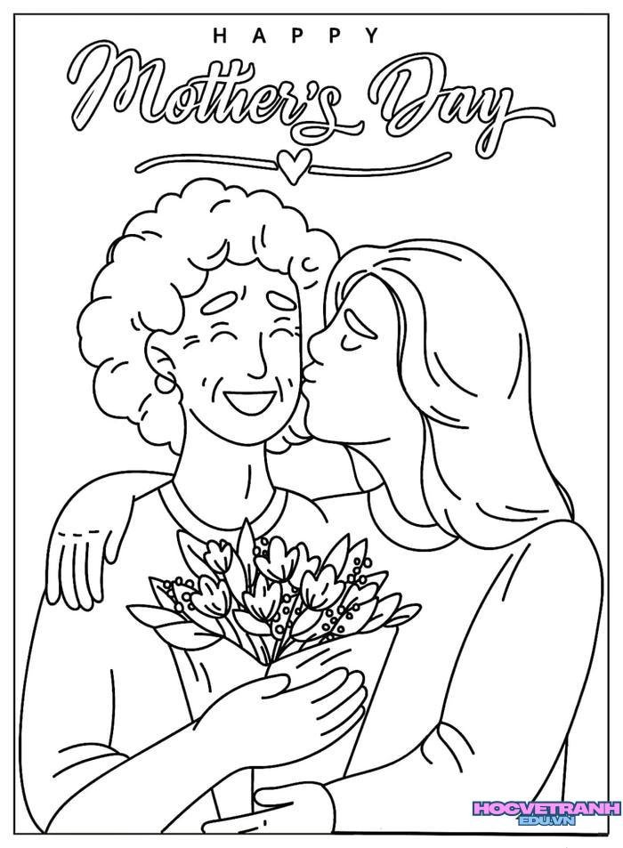 tranh tô màu tặng mẹ 21