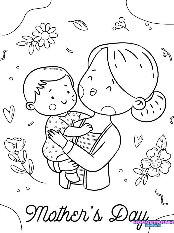 tranh tô màu tặng mẹ 22