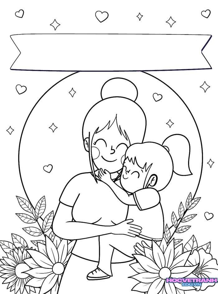 tranh tô màu tặng mẹ 23