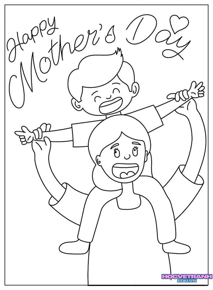 tranh tô màu tặng mẹ 24