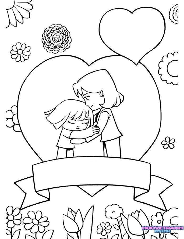 tranh tô màu tặng mẹ 28