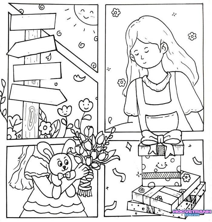 tranh tô màu tặng mẹ 36