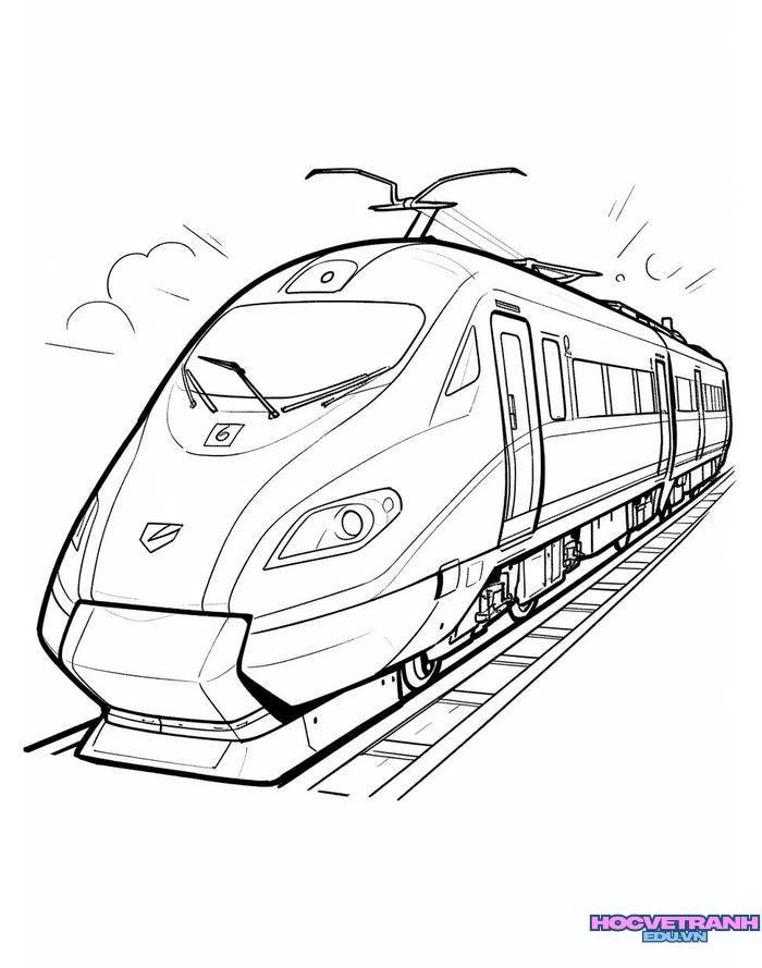 tranh tô màu tàu hỏa 32