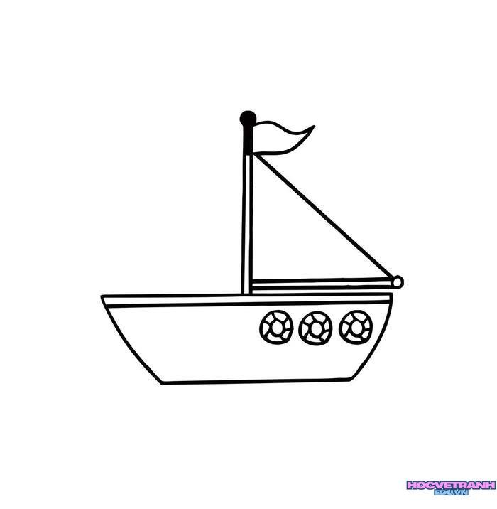 tranh tô màu tàu thủy 29