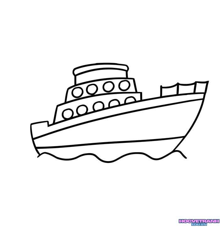 tranh tô màu tàu thủy 30