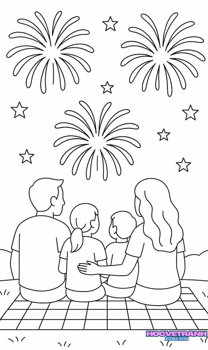 tranh tô màu tết 11