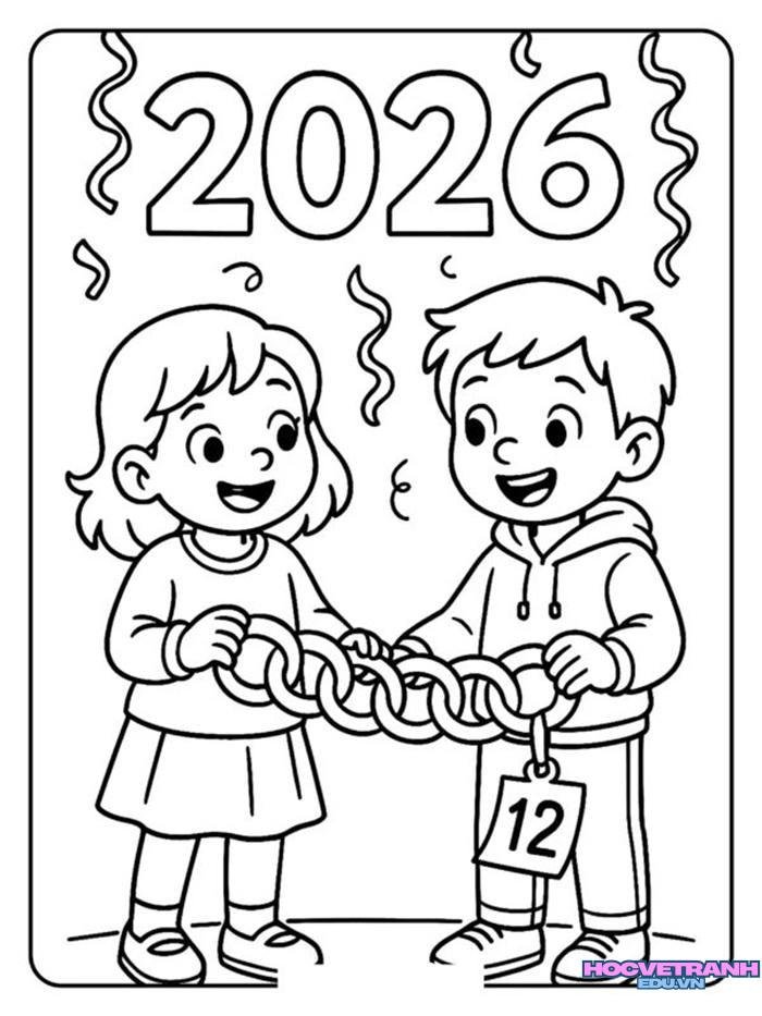 tranh tô màu tết 13