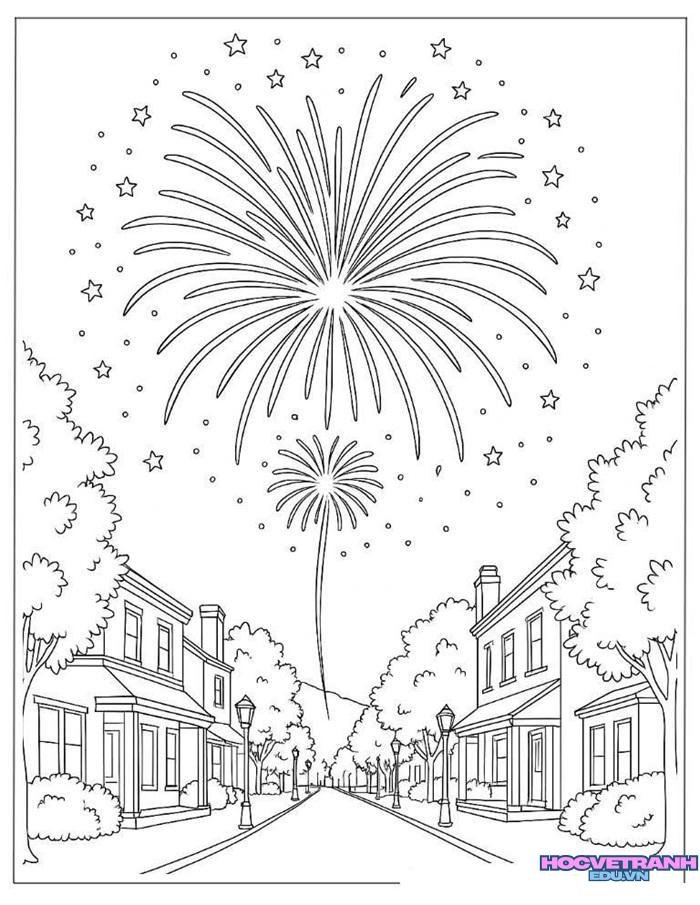 tranh tô màu tết 18