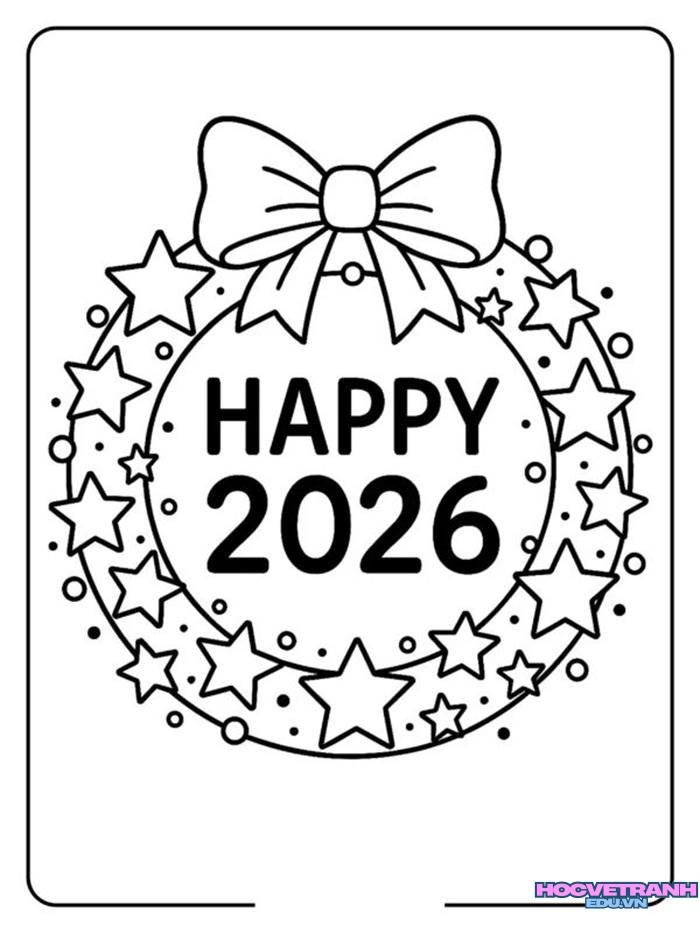 tranh tô màu tết 24