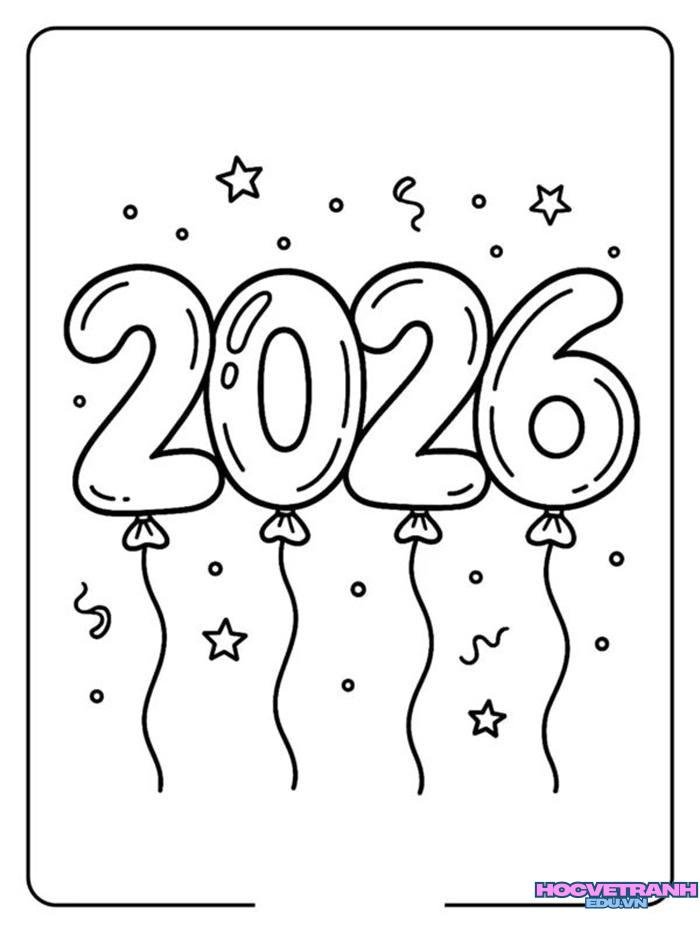 tranh tô màu tết 26