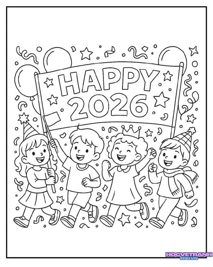 tranh tô màu tết 28