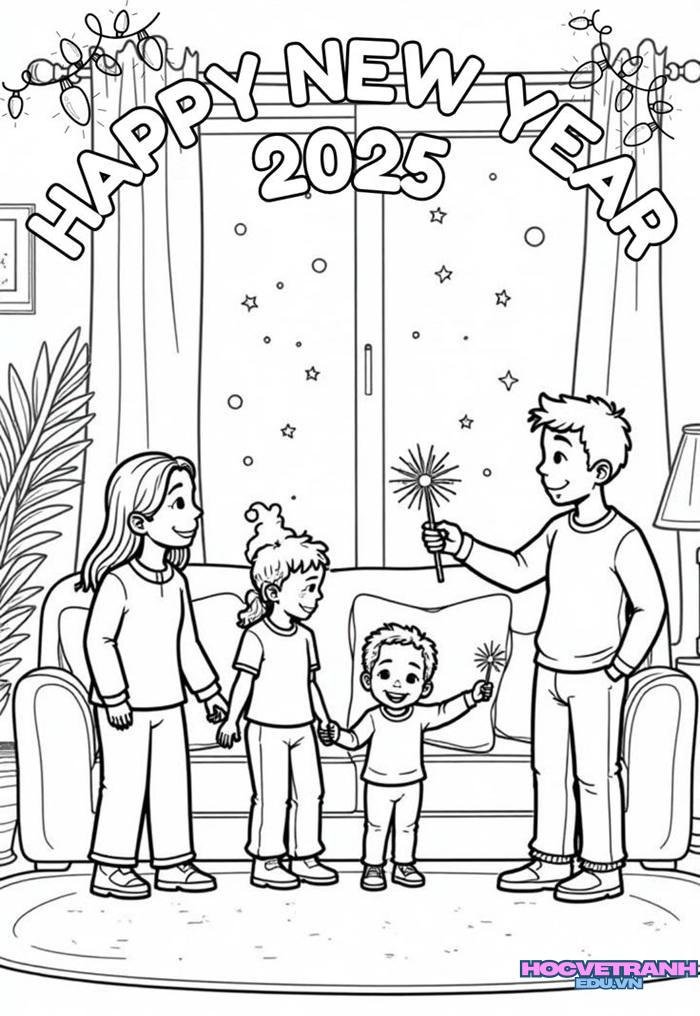 tranh tô màu tết 33