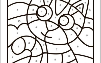 tranh tô màu theo số 3k