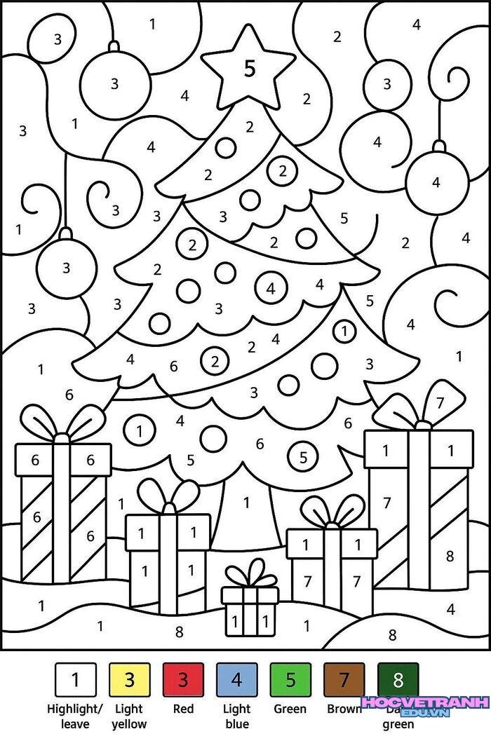 tranh tô màu theo số 4k full