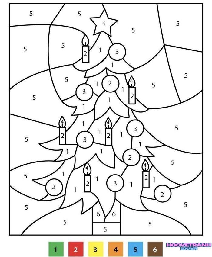 tranh tô màu theo số đẹp 4k full