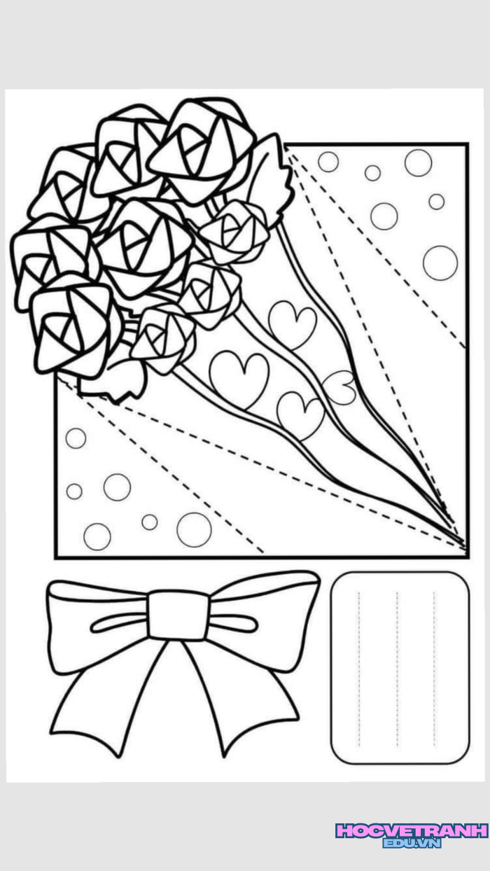 tranh tô màu thiệp 20 11 đẹp 4s full