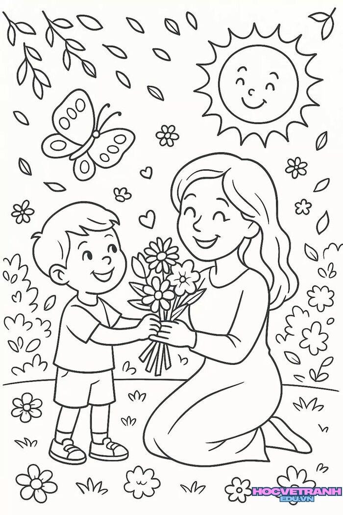 tranh tô màu thiệp 20 11 full hd