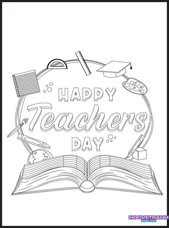 tranh tô màu thiệp 20 11 hd full