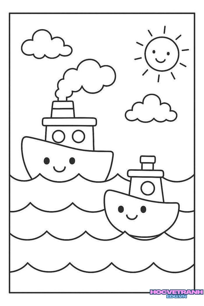 tranh tô màu thời tiết 4d