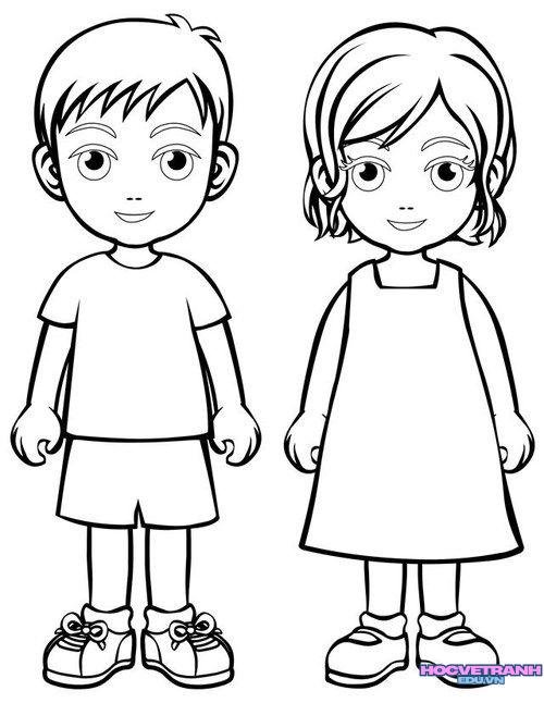 tranh tô màu tình bạn đẹp