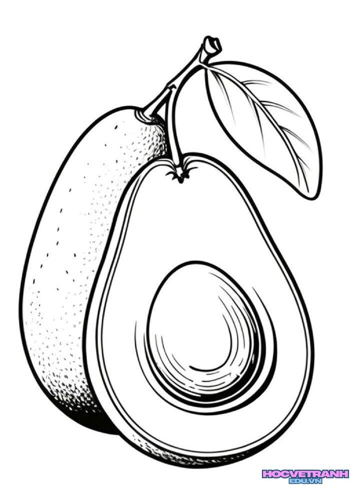 tranh tô màu trái cây 5d