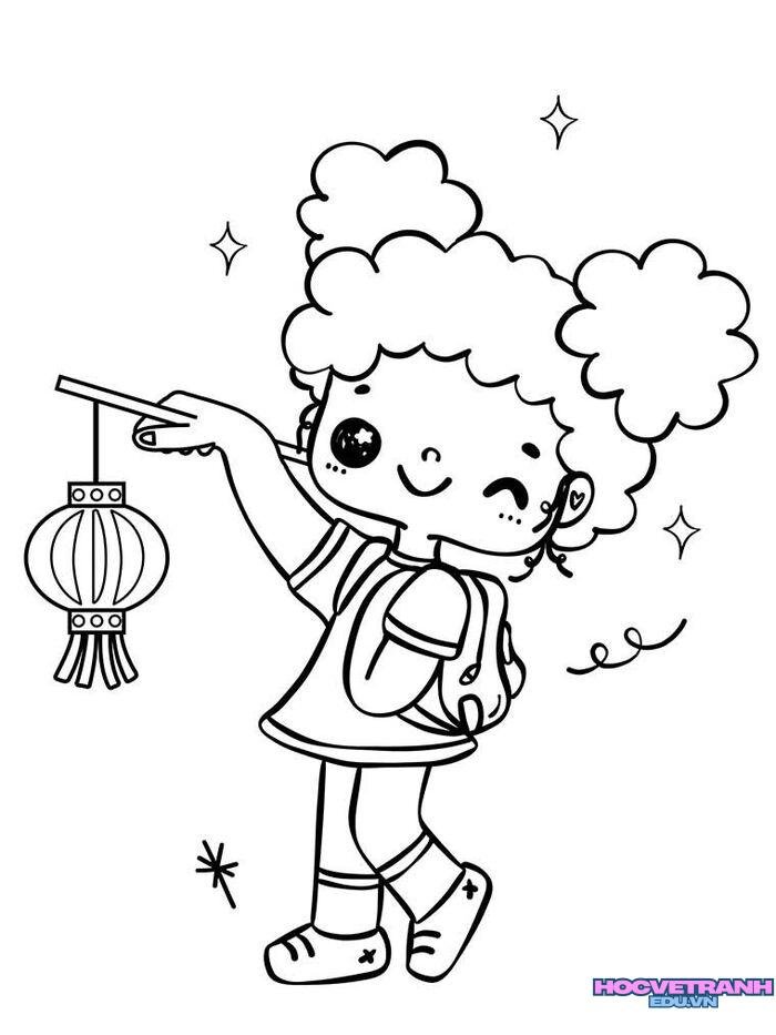 tranh tô màu trung thu 3d full