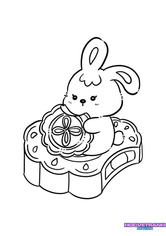 tranh tô màu trung thu hd