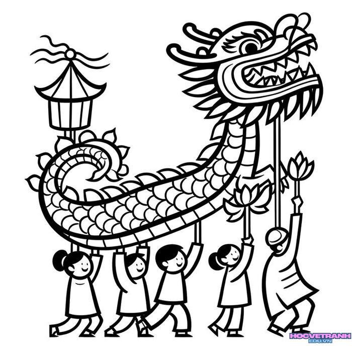 tranh tô màu trung thu