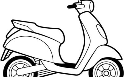 tranh tô màu xe máy 5d full