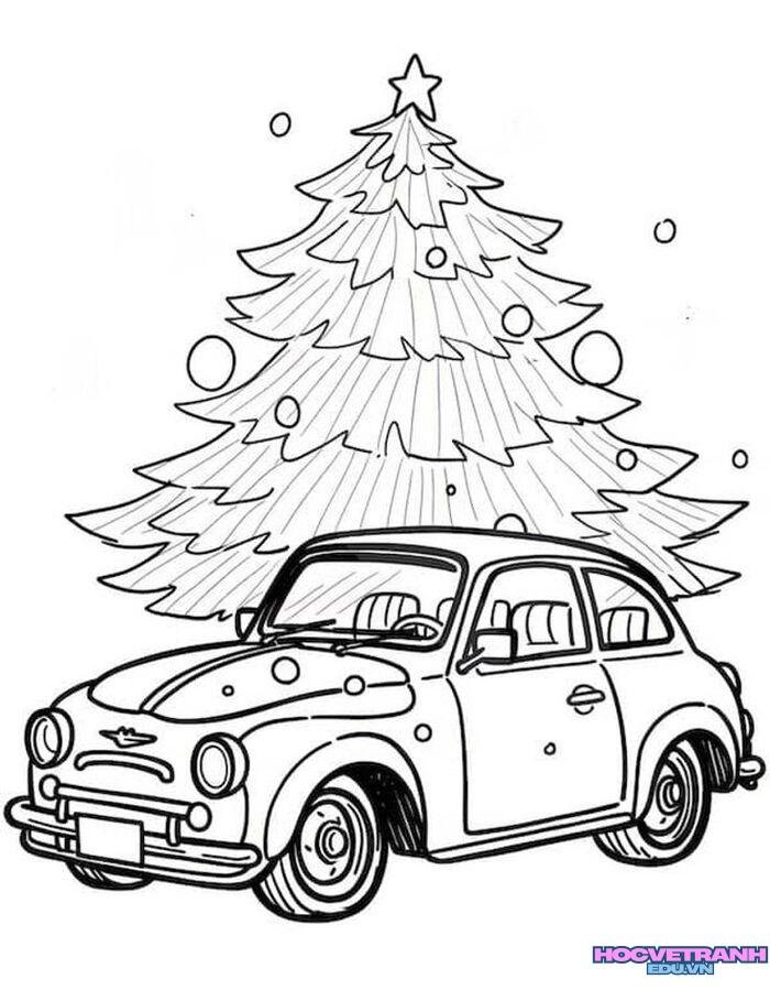 tranh tô màu xe ô tô 3s