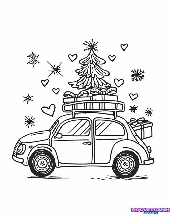 tranh tô màu xe ô tô 5d full