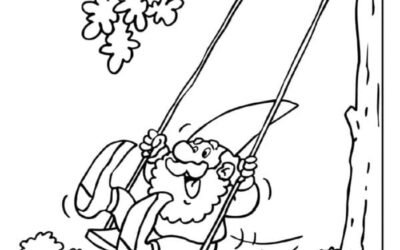 tranh tô màu xích đu đẹp full