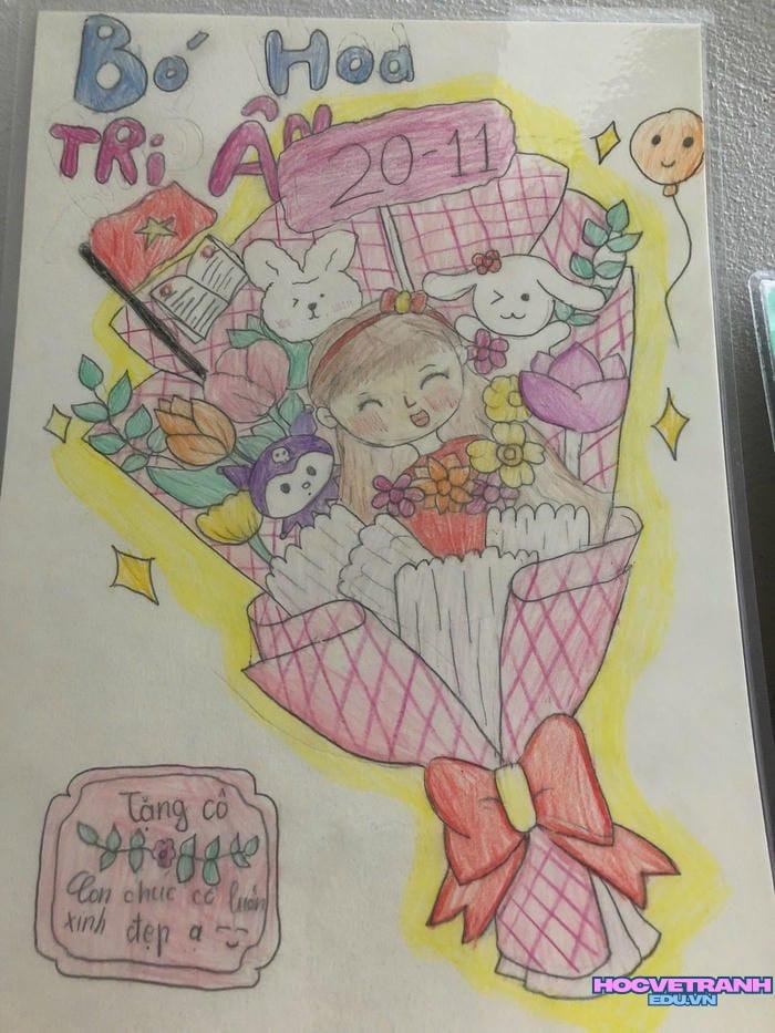 tranh vẽ 20 11 chi tiết